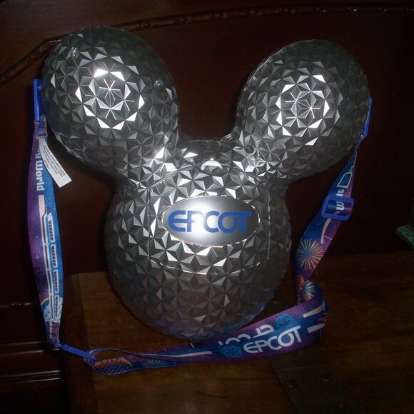 Disney 2025 Epcot Spaceship Earth Mickey Balloon Light-Up Popcorn Bucket - Picture 1 of 6